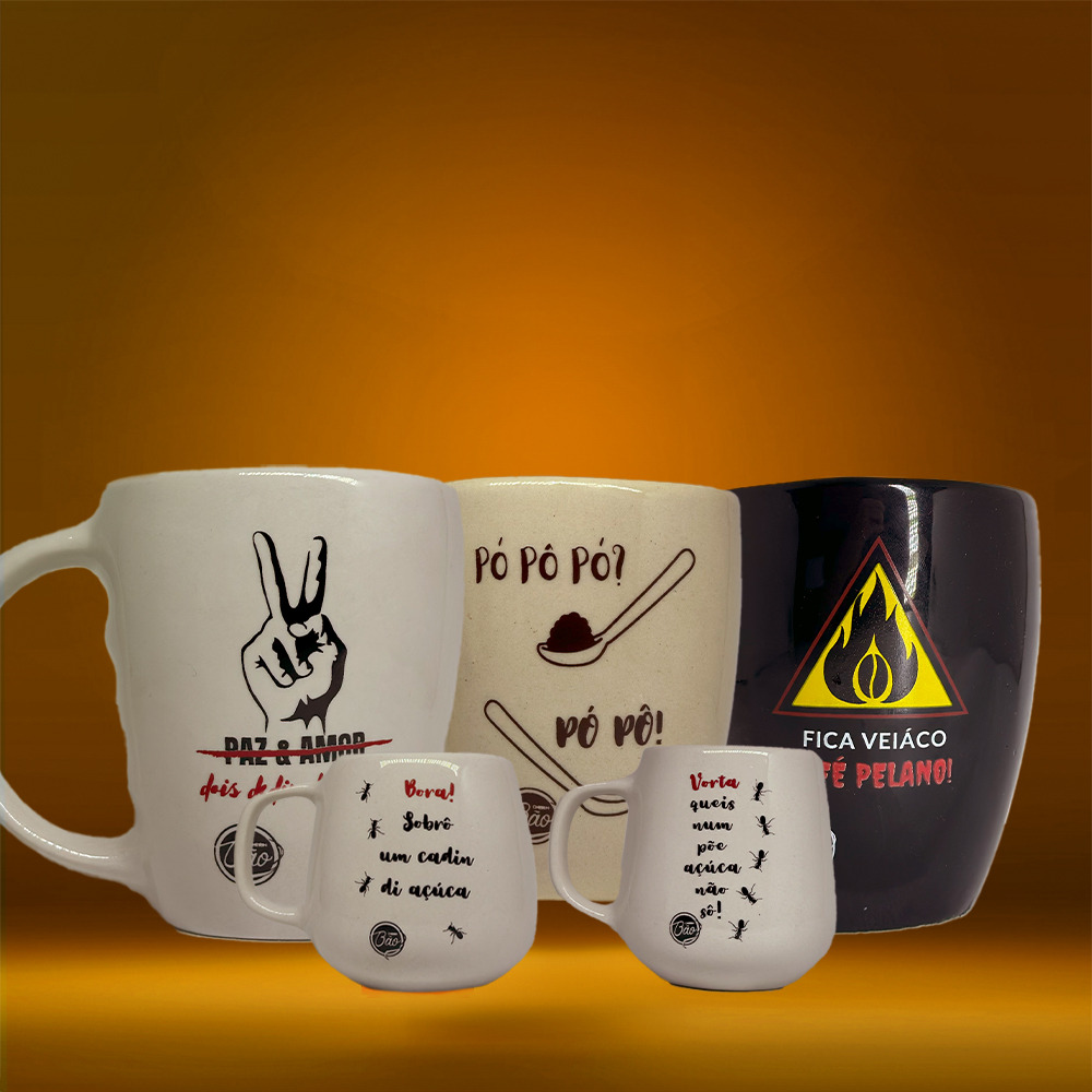 [8333478475] KIT CANECAS COLEÇAO MINEIRICE C/ 10UN