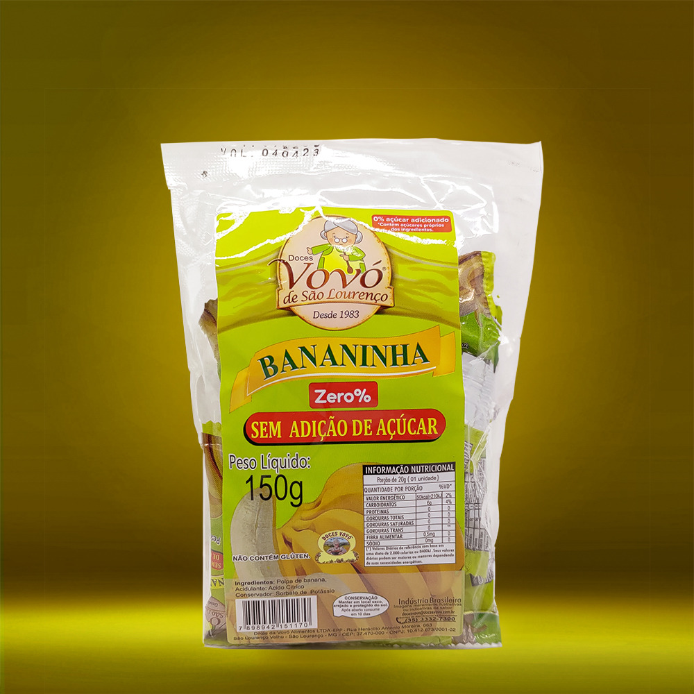 [8332040499] BANANINHA SEM ACUCAR