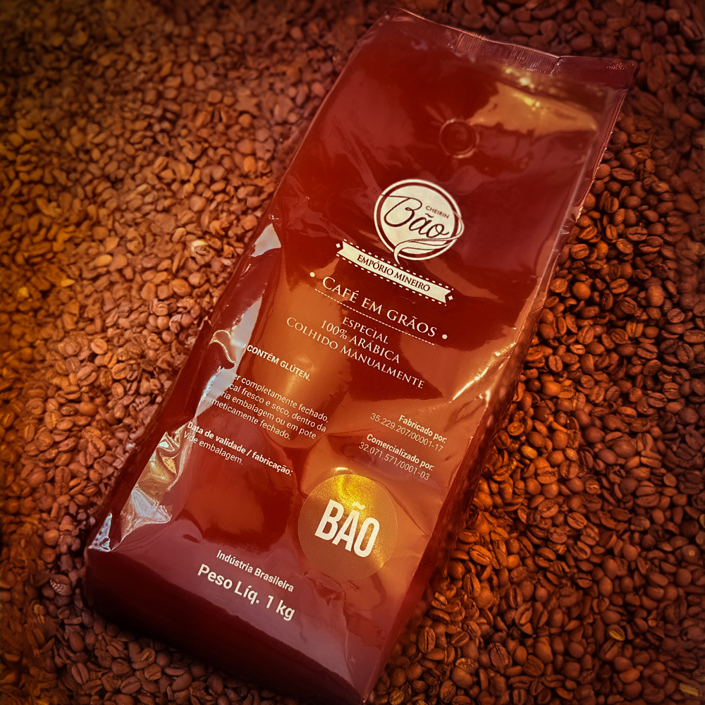 [8332040552] CAFE BAO 1KG  - TORRADO - EM GRAOS